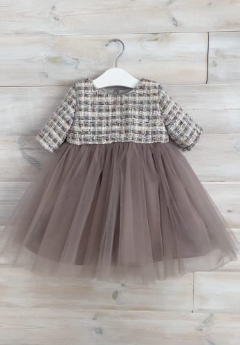 fioletowa sukienka na roczek 86 cm